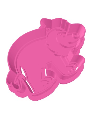 3D Uitsteker op Maat: Clowntje - Leeuw met Stempel