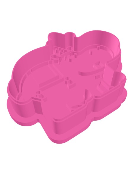 3D Uitsteker op Maat: Clowntje - Nijlpaard met Stempel