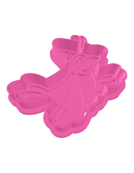 3D Uitsteker op Maat: Clowntje - Vogel met Stempel