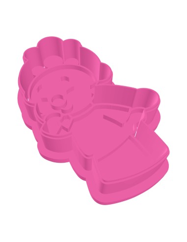3D Uitsteker op Maat: Clowntje - Zaza met Stempel
