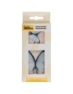 Wilton Ouwel Decoraties Vlinders Pastel -8st- 2