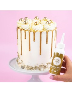 Happy Sprinkles Chocolade Drip Golden Glow -100gr- 2