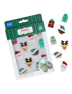 PME Suikerdecoratie Kerstman komt naar de Stad -12st-