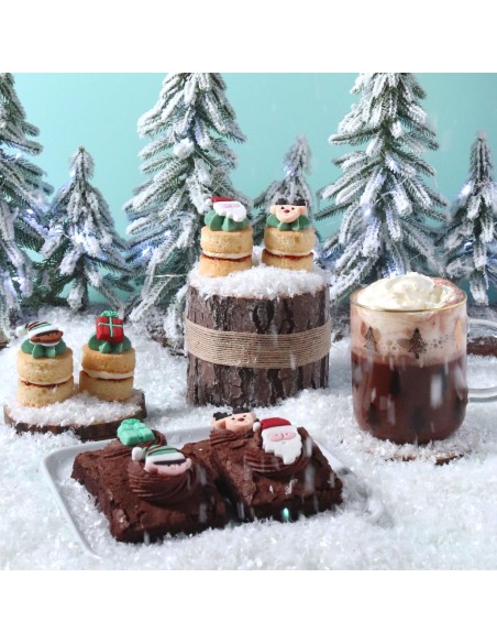 PME Suikerdecoratie Kerstman komt naar de Stad -12st-