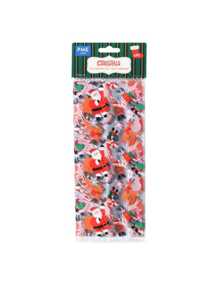 PME Traktatiezakjes Kerstman's Werkplaats -20st-