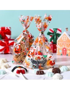 PME Traktatiezakjes Kerstman's Werkplaats -20st- 2