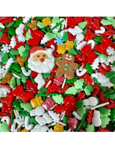 Azucren Sprinkle Mix Santa Mix -90gr-