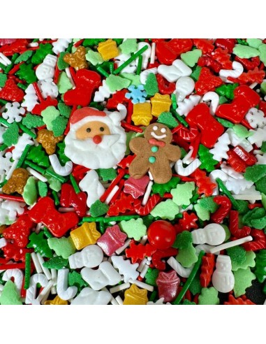 Azucren Sprinkle Mix Santa Mix -90gr-