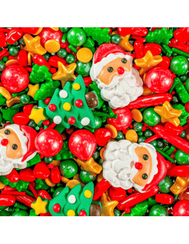 Azucren Sprinkle Mix Santa & the Tree -90gr-