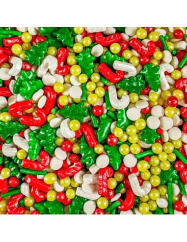 Azucren Sprinkle Mix Christmas Tree Mix -90gr-