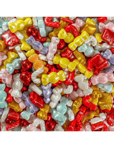 Azucren Sprinkle Mix Christmas Candy -90gr-