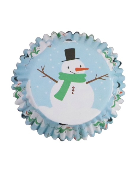 PME Folie Baking Cups Sneeuwman -30st-