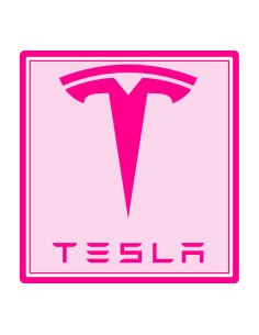 3D Uitsteker op Maat: Tesla Logo met Stempel