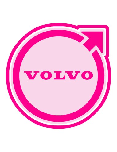 3D Uitsteker op Maat: Volvo Logo met Stempel