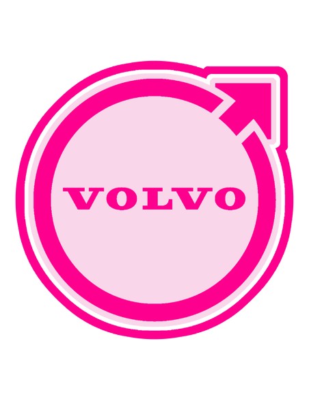3D Uitsteker op Maat: Volvo Logo met Stempel