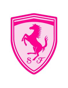 3D Uitsteker op Maat: Ferrari Logo met Stempel