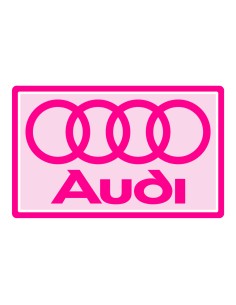 3D Uitsteker op Maat: Audi Logo met Stempel