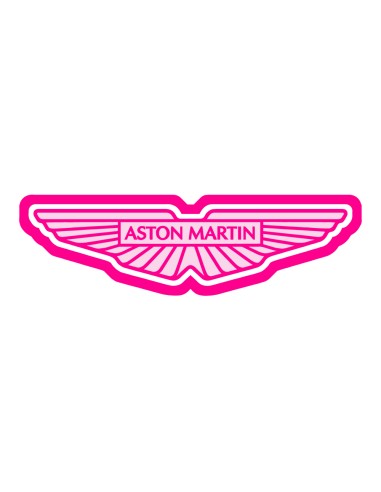 3D Uitsteker op Maat: Aston Martin Logo met Stempel