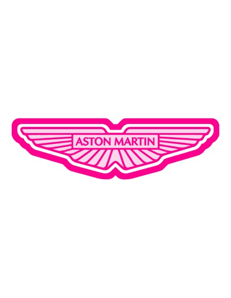 3D Uitsteker op Maat: Aston Martin Logo met Stempel