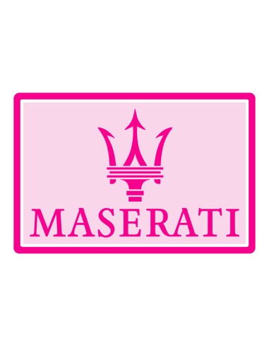 3D Uitsteker op Maat: Maseratie Logo met Stempel