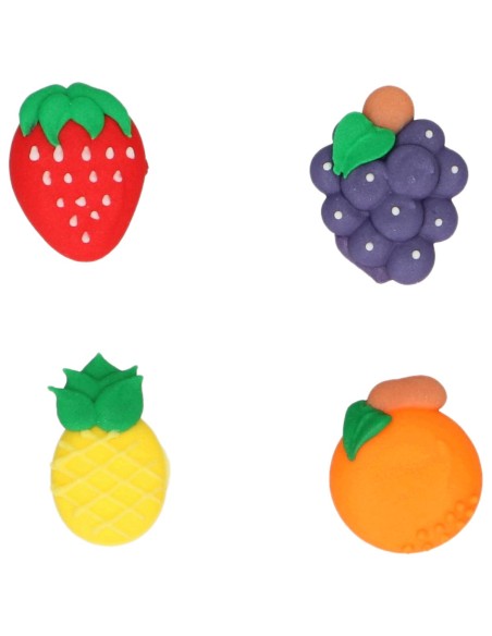 Wilton Suikerdecoratie Zomerfruit -8st-