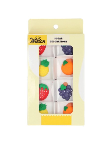 Wilton Suikerdecoratie Zomerfruit -8st-