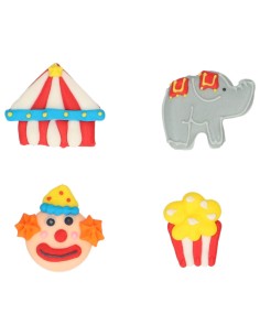 Wilton Suikerdecoratie Feestcircus -8st-