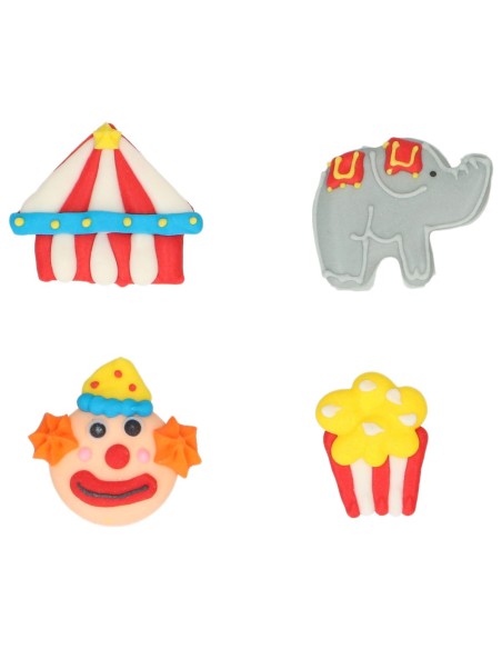 Wilton Suikerdecoratie Feestcircus -8st-