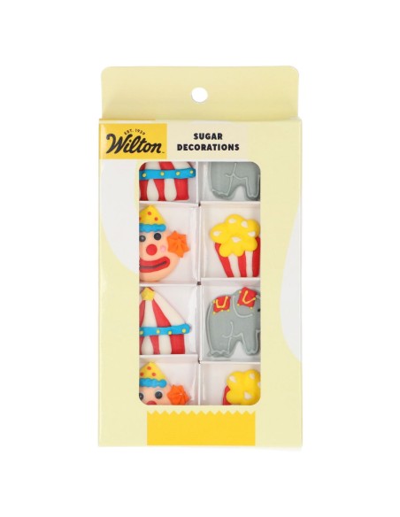 Wilton Suikerdecoratie Feestcircus -8st-