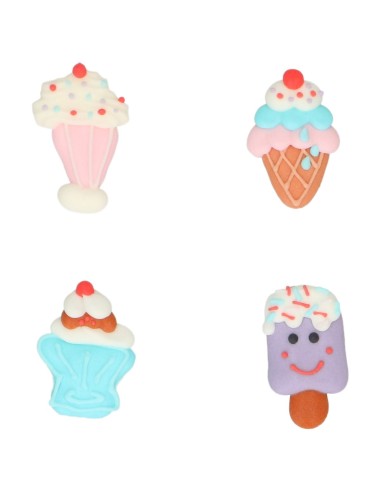 Wilton Suikerdecoratie IJsfeest -8st-