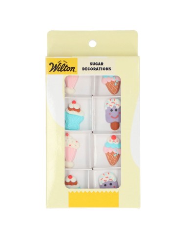Wilton Suikerdecoratie IJsfeest -8st-