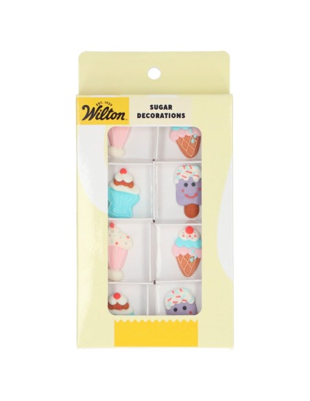 Wilton Suikerdecoratie IJsfeest -8st-