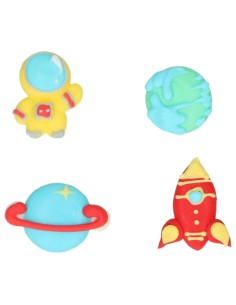 Wilton Suikerdecoratie Ruimteavonturen -8st-