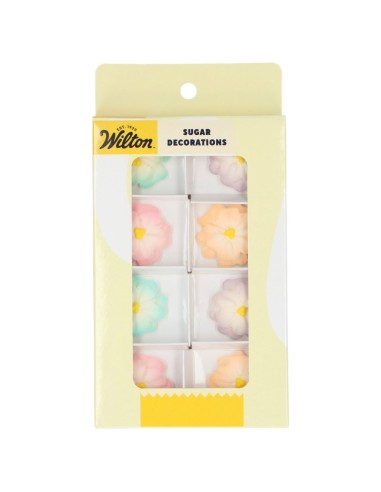 Wilton Suikerdecoratie Ombre Dahlia's -8st-