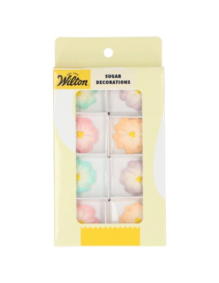 Wilton Suikerdecoratie Ombre Dahlia's -8st-