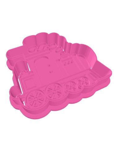 3D Uitsteker op Maat: Stoomtrein met Stempel