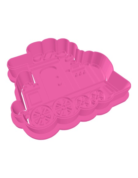 3D Uitsteker op Maat: Stoomtrein met Stempel