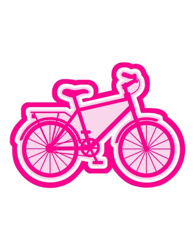 3D Uitsteker op Maat: Fiets met Stempel