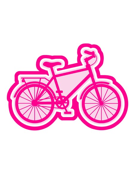 3D Uitsteker op Maat: Fiets met Stempel