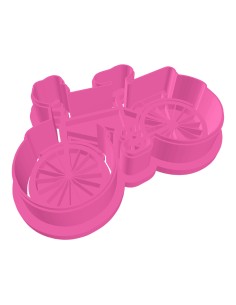 3D Uitsteker op Maat: Fiets met Stempel 2