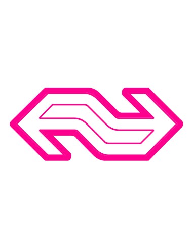 3D Uitsteker op Maat: NS Logo