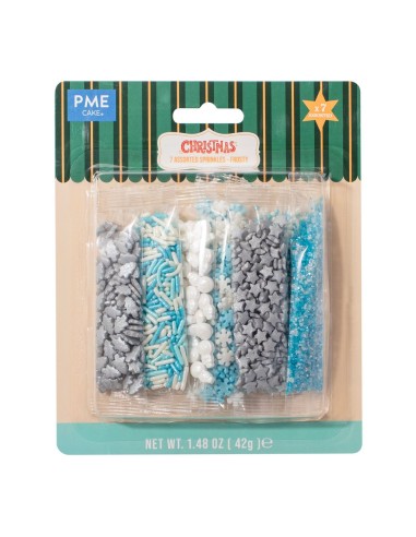 PME Sprinkle Set Frosty Assorti -7x6gr- 
