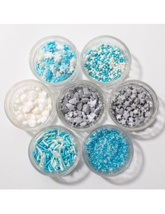 PME Sprinkle Set Frosty Assorti -7x6gr-  2