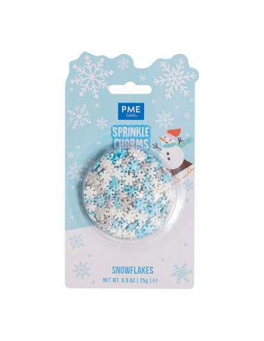 PME Sprinkle Charms Sneeuwvlokken -25gr-