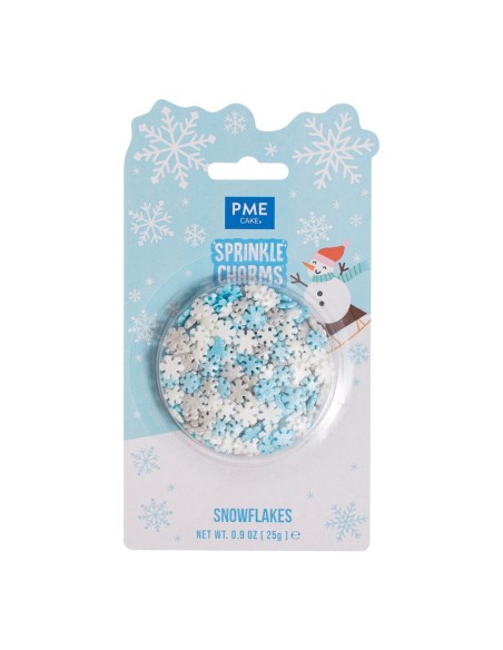 PME Sprinkle Charms Sneeuwvlokken -25gr-