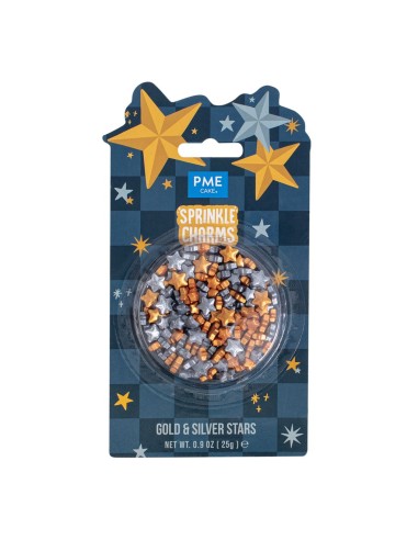 PME Sprinkle Charms Sterren -25gr-