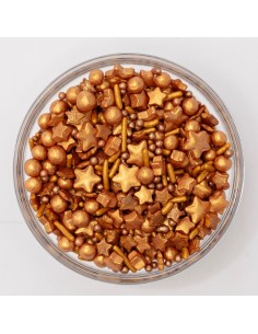 PME Sprinkle Mix Kerstbel Goud -90gr- 2