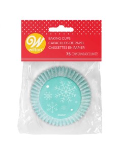 Wilton Baking Cups Snowflakes -75st-