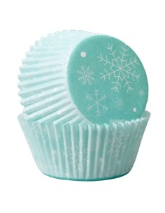 Wilton Baking Cups Snowflakes -75st- 2