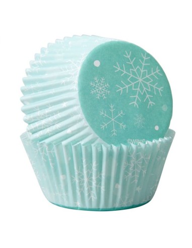 Wilton Baking Cups Snowflakes -75st-